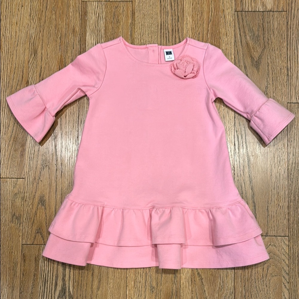 Charming Pink Kids Dress with Ruffles